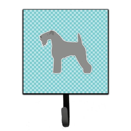 Micasa Kerry Blue Terrier Checkerboard Blue Leash or Key Holder MI224839